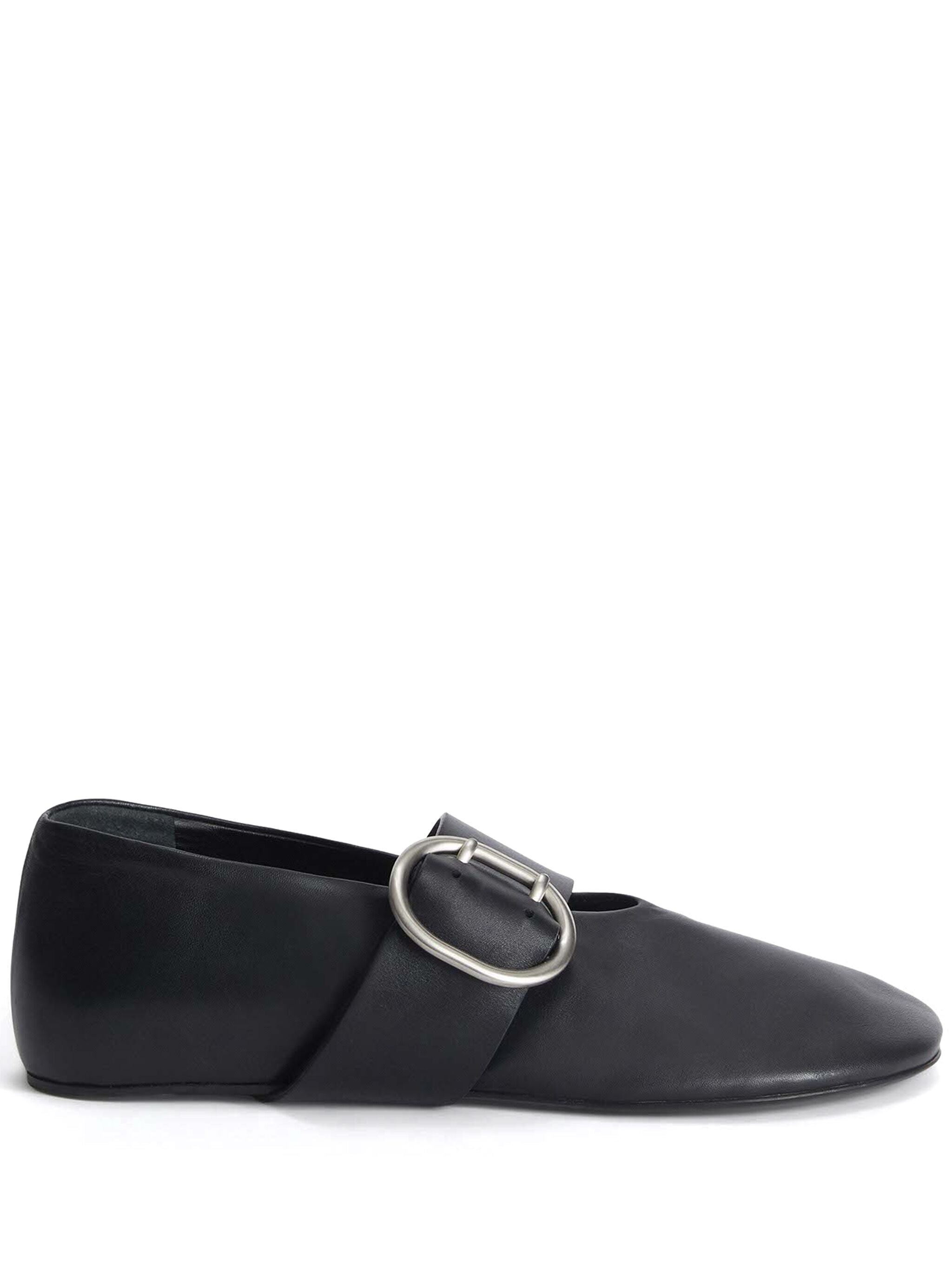 Jil Sander Leather Ballerina Shoes | Jil Sander Woman