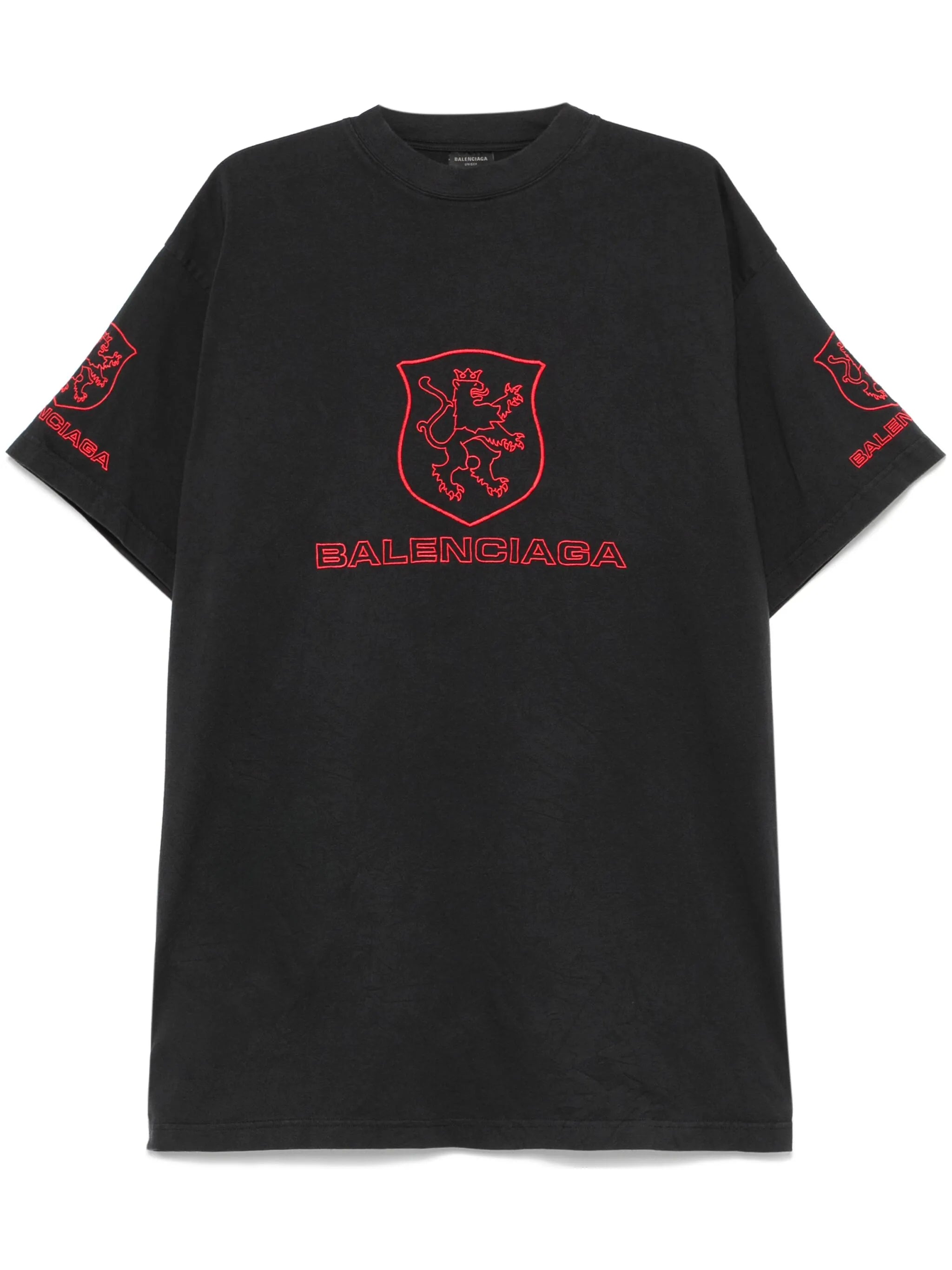 【関税込み】Balenciaga ブラック Lion Club Tシャツ Balenciaga Lion Club T-shirt | Balenciaga Man collection