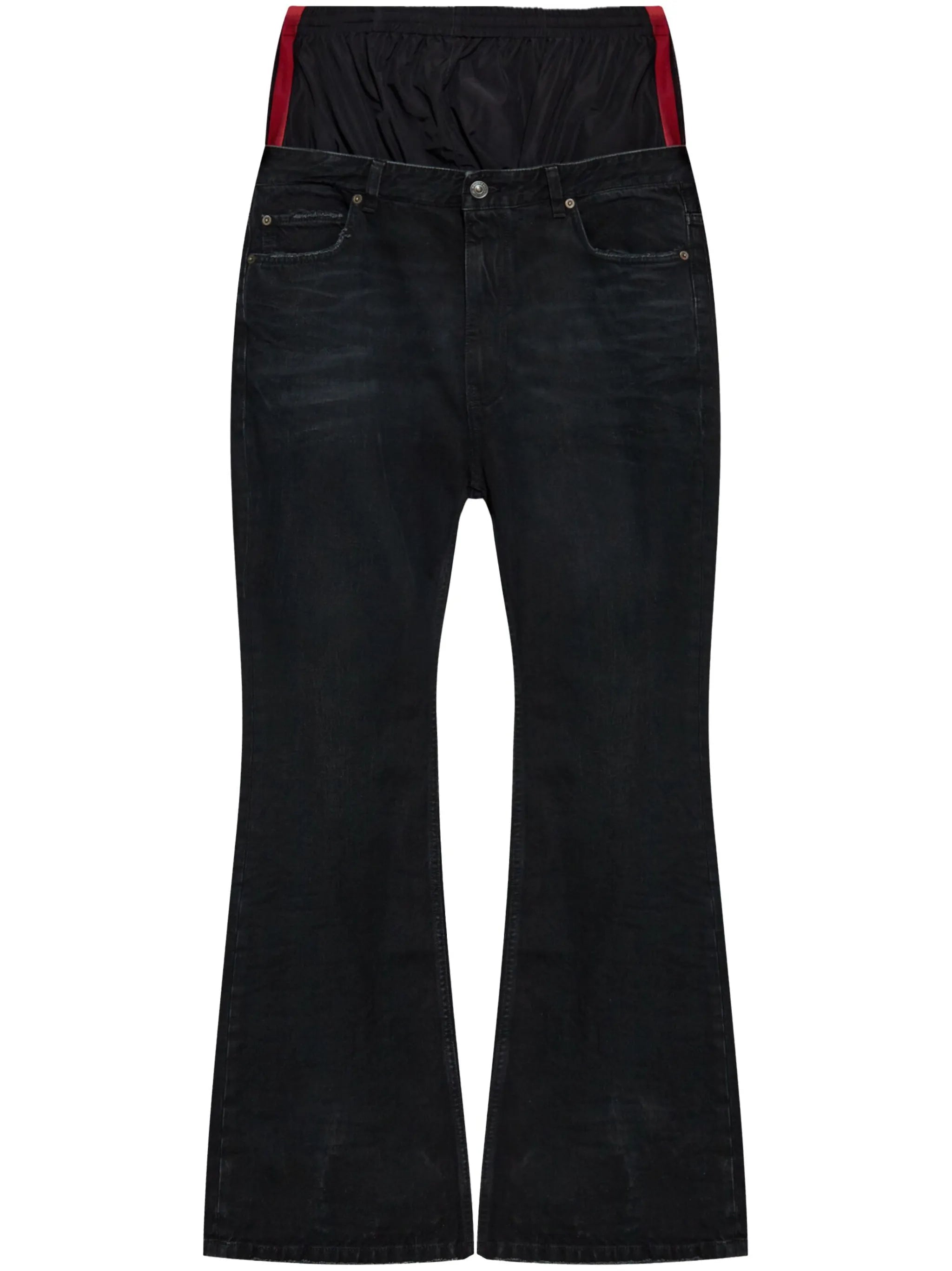 デニム・ジーパン BALENCIAGA SS25 Balenciaga Jeans (814086 TRW623020) Balenciaga SS25 Jeans Loose Fit Style Men's Dark Blue - POIZON