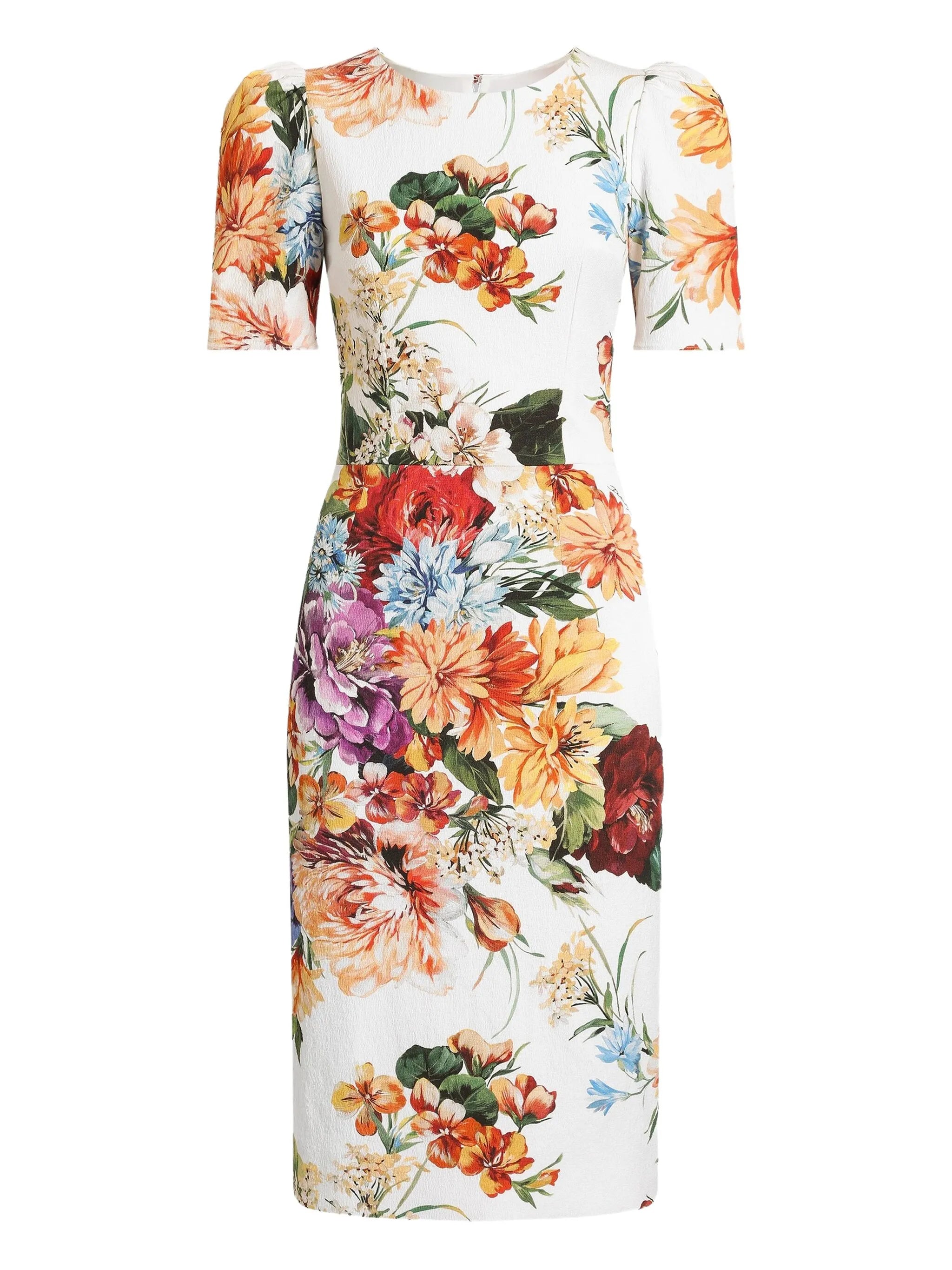 Dolce Gabbana Floral-print Midi Dress Dolce Gabbana Woman