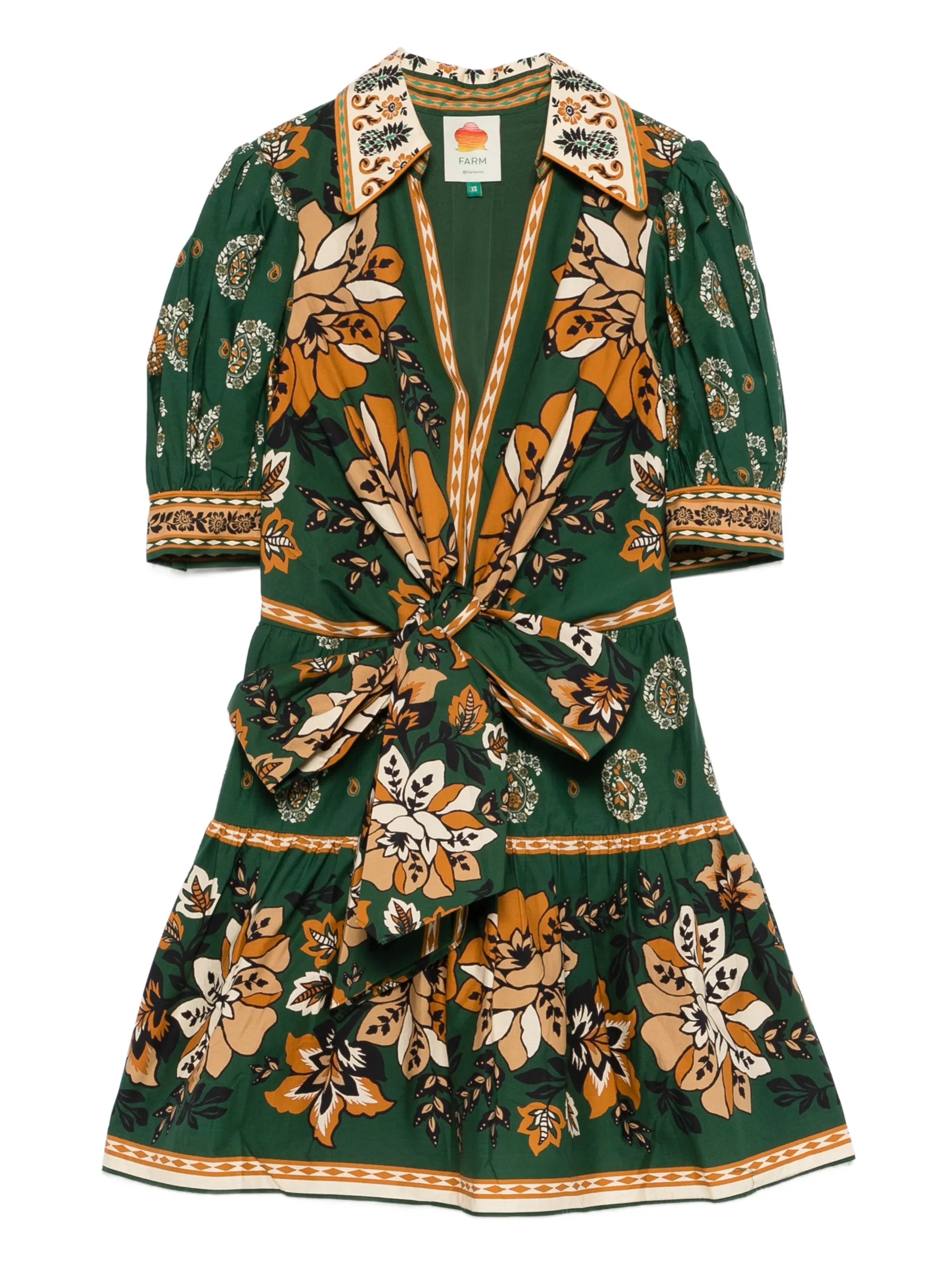 Farm Rio Ayla Floral-print Mini Dress | Farm Rio Woman collection | ERALDO Luxury Boutique Farm Rio Ayla Floral-print Mini Dress | Farm Rio Woman collection | ERALDO Luxury Boutique