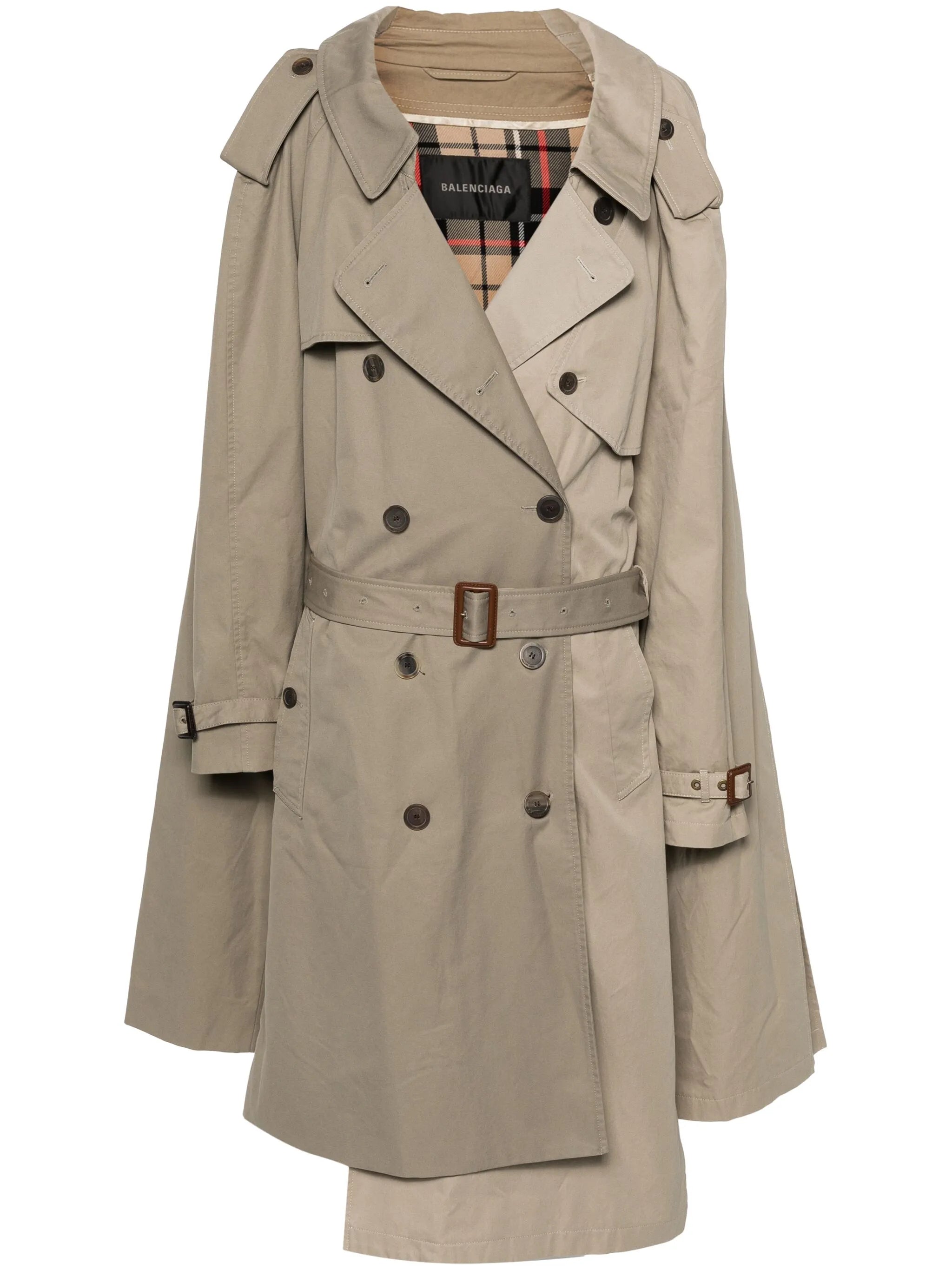 Double Sleeve Trench Coat