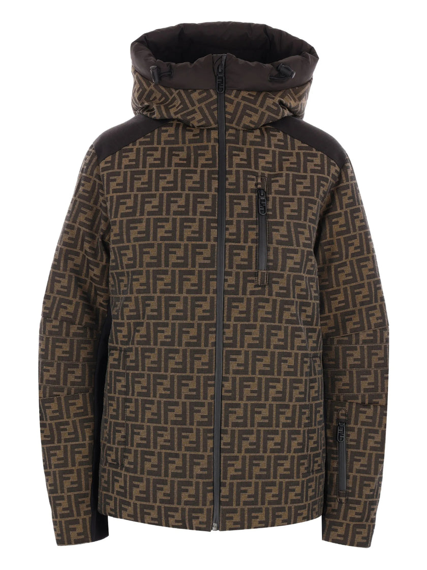 FF-jacquard Canvas Ski Jacket | Fendi Woman collection FF-jacquard Canvas Ski Jacket | Fendi Woman collection