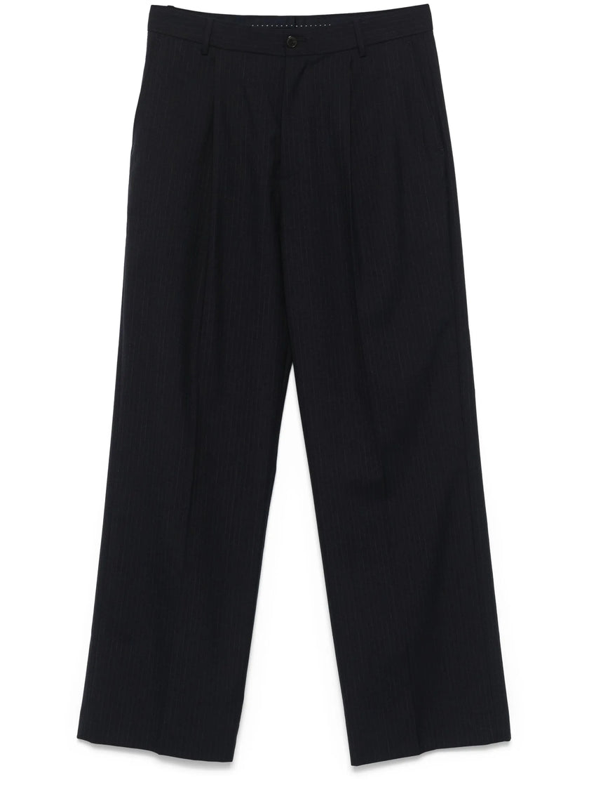 Dries Van Noten Pinstripe Straight-leg Trousers Dries Van Noten