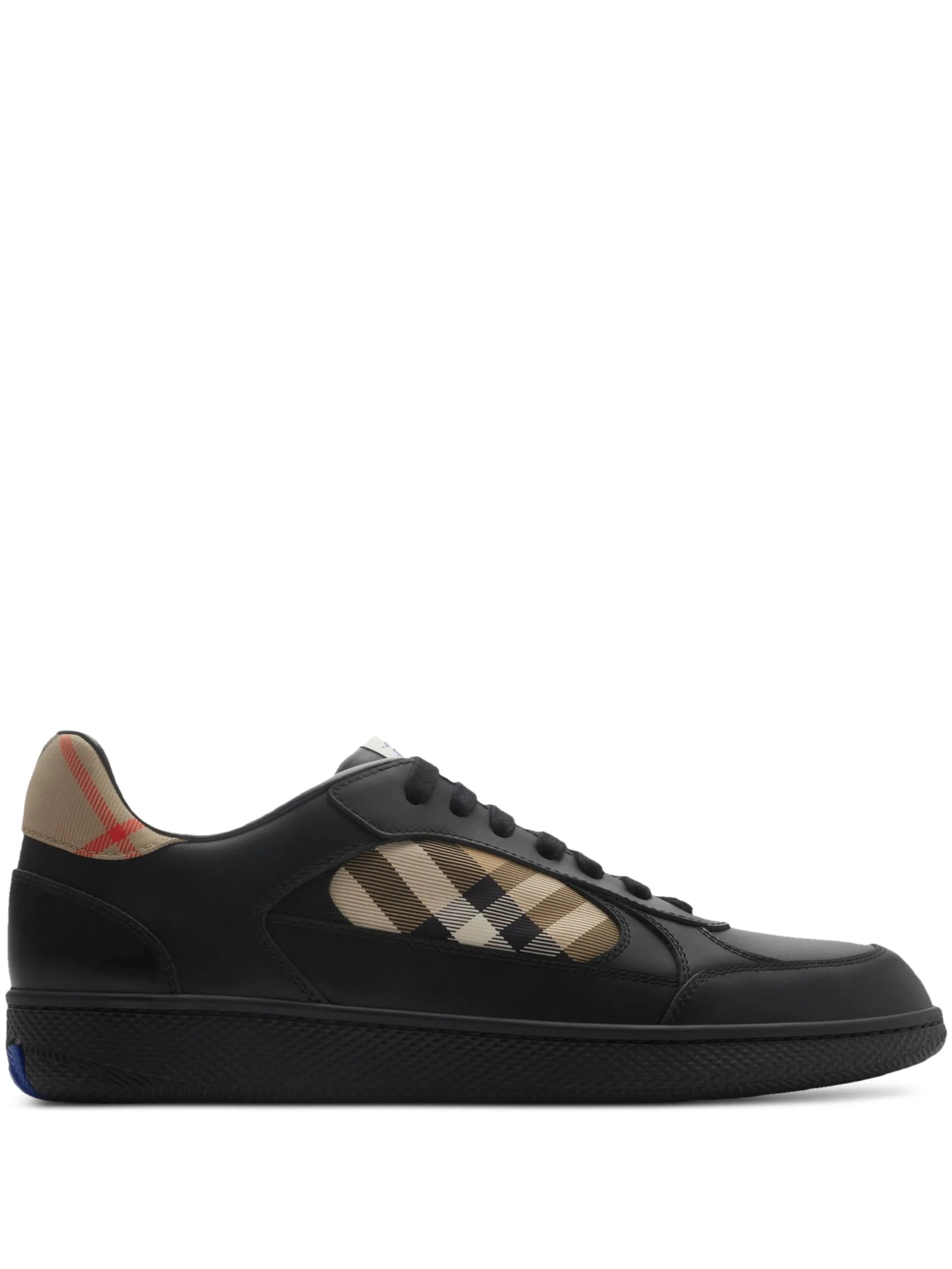 Leather Check Terrace Sneakers