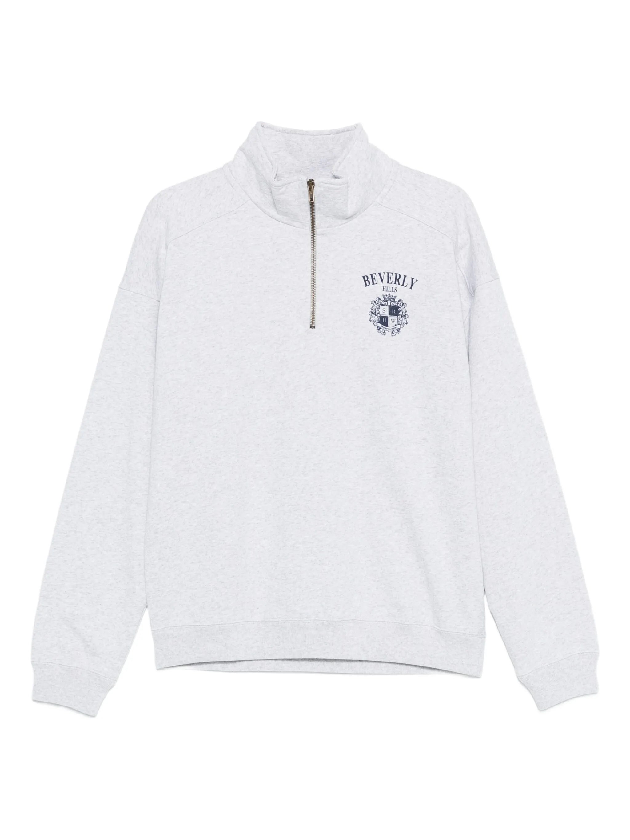 & Quarter zip Pinted Sweatshirt