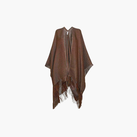 Brunello Cucinelli Fringed-hem Poncho