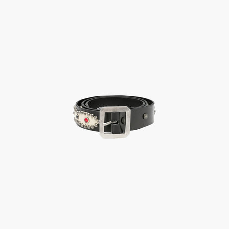 Htc Black Studded Leather Belt Accessories