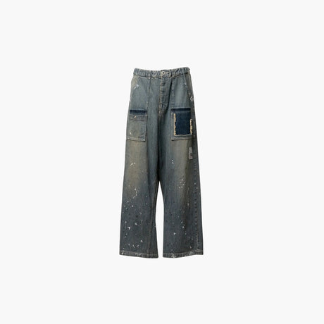 Maison Mihara Yasuhiro Stripe Patchwork Jeans Denim