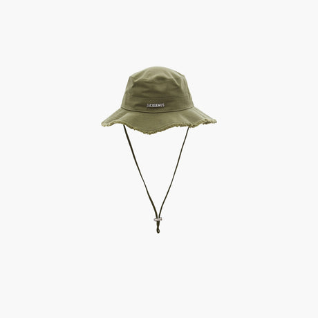 Green The Artichaut bucket hat with raw-edge details by Jacquemus