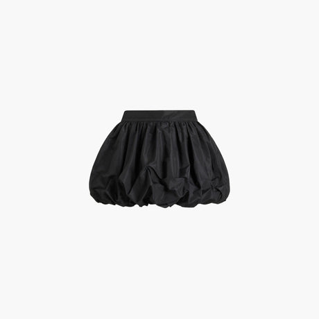 Black bubble mini skirt by Patou