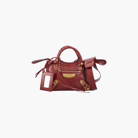 Ruby red Le City Uptown mini bag by Balenciaga