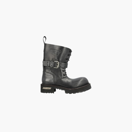 Black Venom lace-up boots by Balenciaga