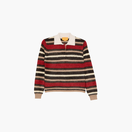 Striped Polo-collar Sweater by Guest in Residence