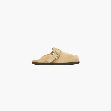Beige Tabi buckle fastening mules by Maison Margiela