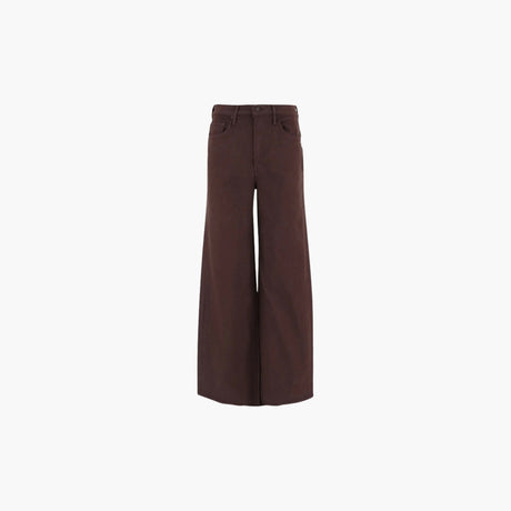 Brown wide-leg jeans by Mother
