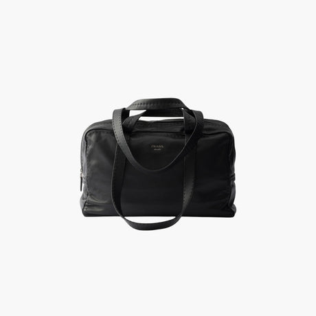 Black Nappa leather work bag by Prada