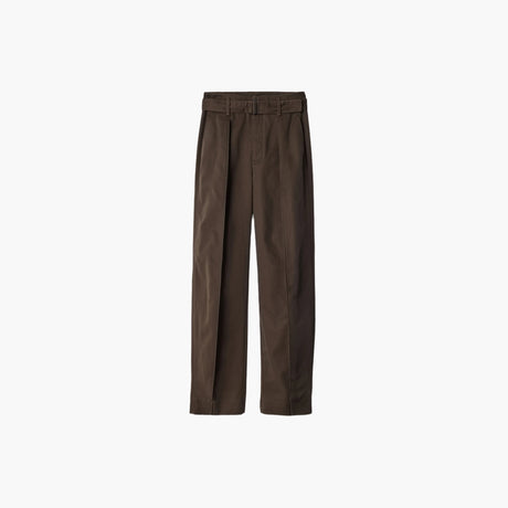 Rounded pants in polycotton twill by Lemaire for women