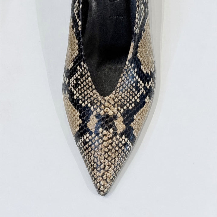 Women's New Arrivals 26 featuring Aeyde python-print pointed-toe pumps