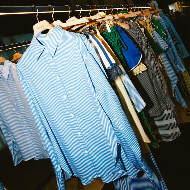 Ready-to-wear pieces from The Frankie Shop Summer Collection showcased at Eraldo Store Jesolo during the Summer Tour 26 event