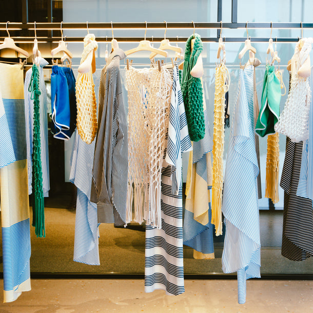 The Frankie Shop Summer Collection displayed inside Eraldo Store Jesolo during the Summer Tour 26 event